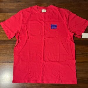 Aime Leon Dore ALD Stacked Logo Short-Sleeve Tee in “Virtual Pink” T-Shirt XXL